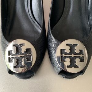 Tory Burch 'Sally 2' Peep Toe Wedge Pump